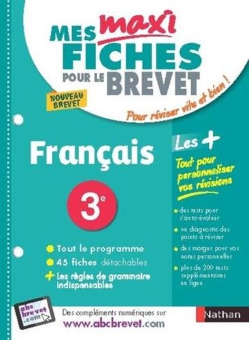 Mes maxi fiches abc francais 3eme
