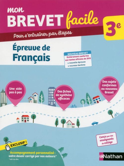 Mon brevet facile - epreuve de francais 3eme - vol02