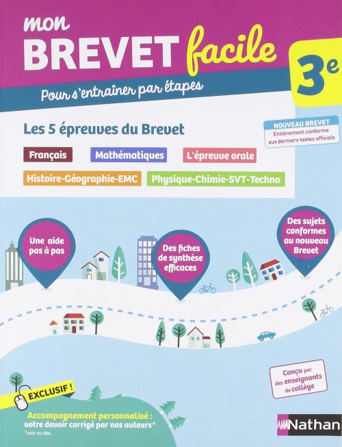 Mon brevet facile 3e - les 5 epreuves du brevet - vol06