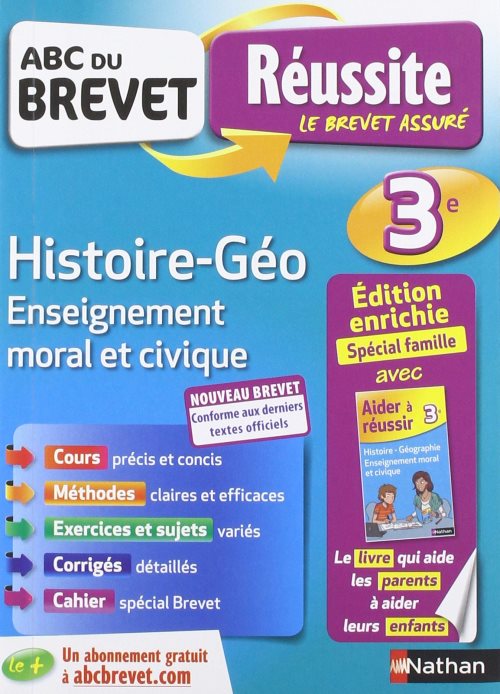 Abc du brevet reussite famille - histoire geo emc 3e