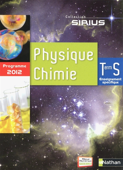 Physique-chimie term s enseign specifique - lp
