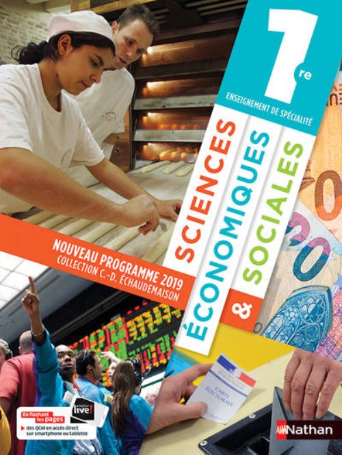 Sciences economiques & sociales 1re - manuel de l'eleve - 2019