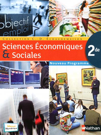 Sciences economiques & sociales 2de grand format 2010