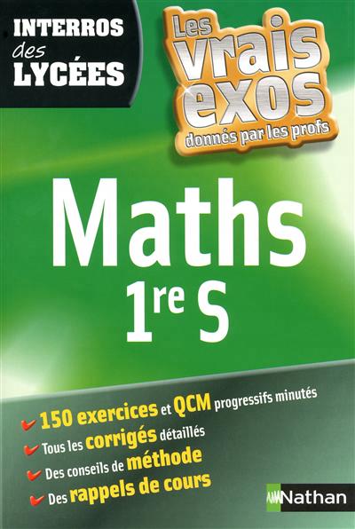 Interros des lycees maths 1e s