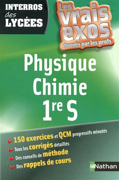 Interros lycees phy-chim 1e s