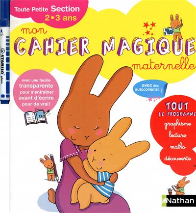 Mon cahier magique tt petite s