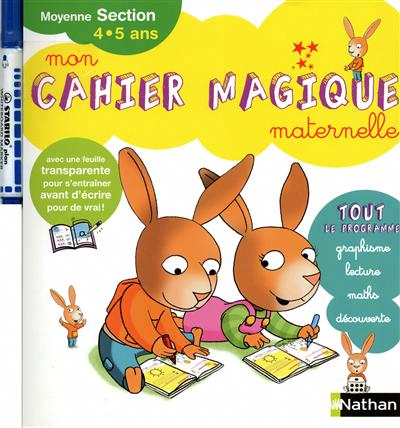 Mon cahier magique ms