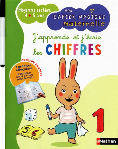 Mon cahier magiq matern chiffr