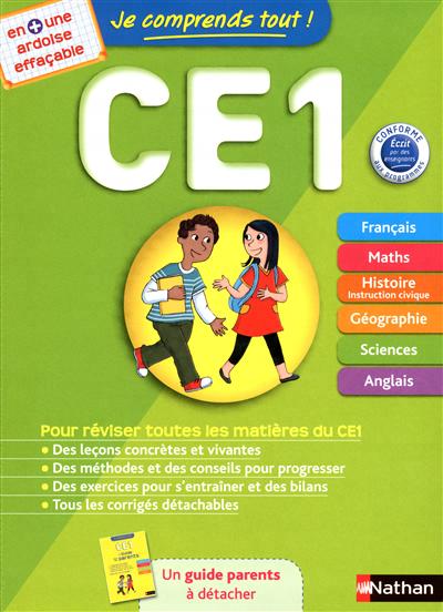 Je comprends tout ! ce1