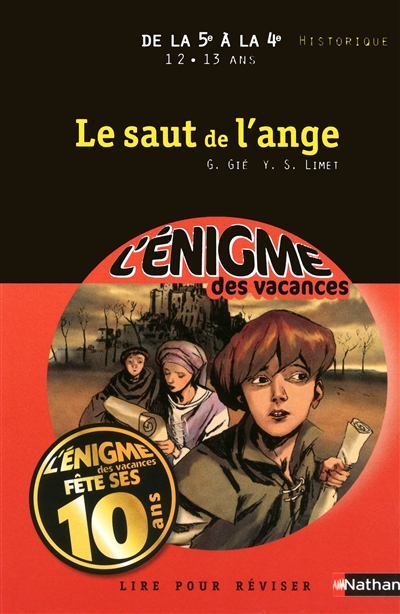 L'enigme des vacances de la 5e a la 4e 12/13 ans le saut de l'ange
