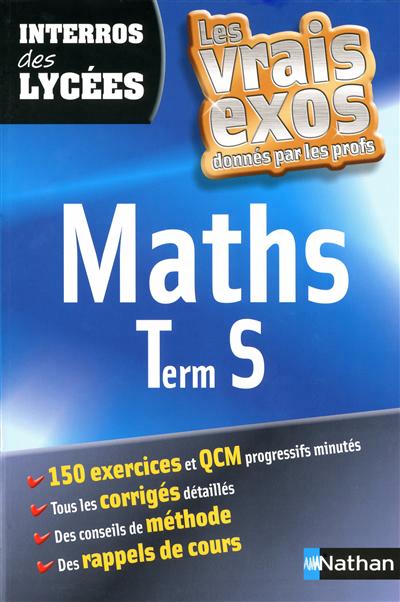 Interros lycees maths term s
