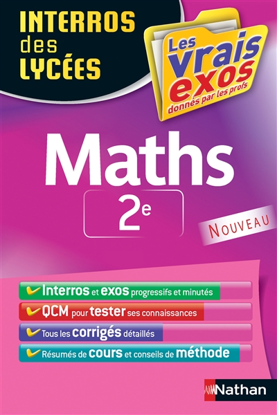 Interros des lycees maths 2de