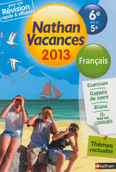 Cdv 2013 francais 6e/5e