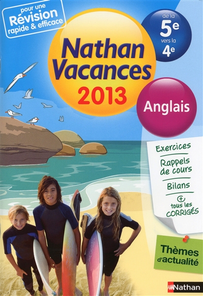 Cdv 2013 anglais 5e/4e
