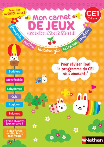 Mon carnet de jeux moshi-moshi ce1