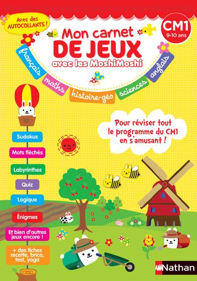 Mon carnet de jeux moshi-moshi cm1