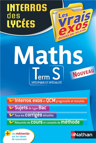 Interros des lycees maths terminale s - specifique et specialite