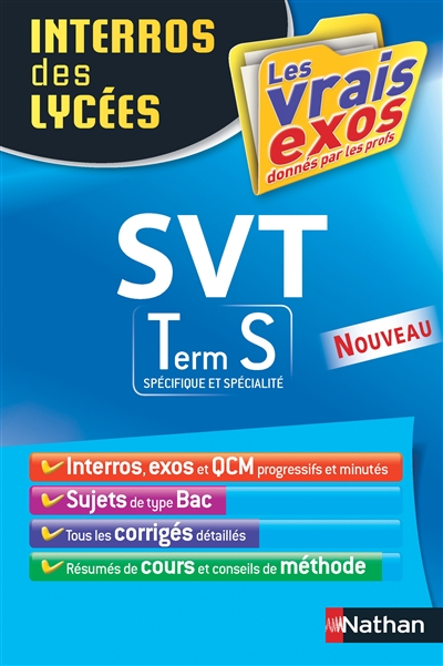 Interros des lycees sciences et vie de la terre term s