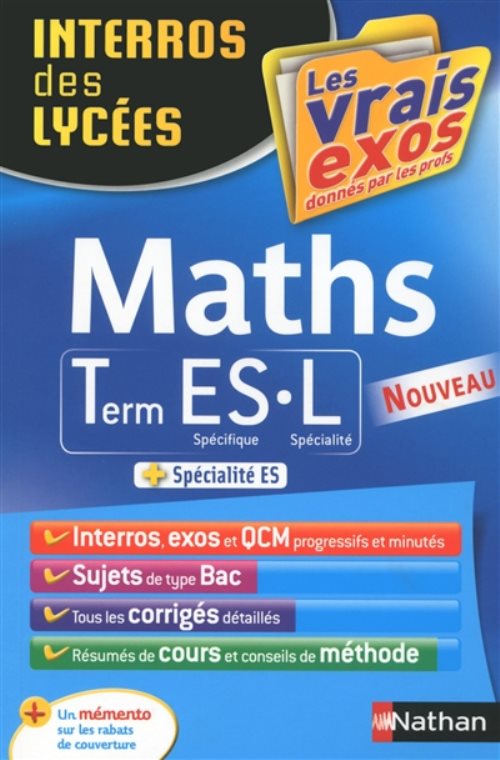 Interros des lycees maths term es.l