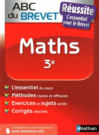 Abc brevet reussite maths 3e n306