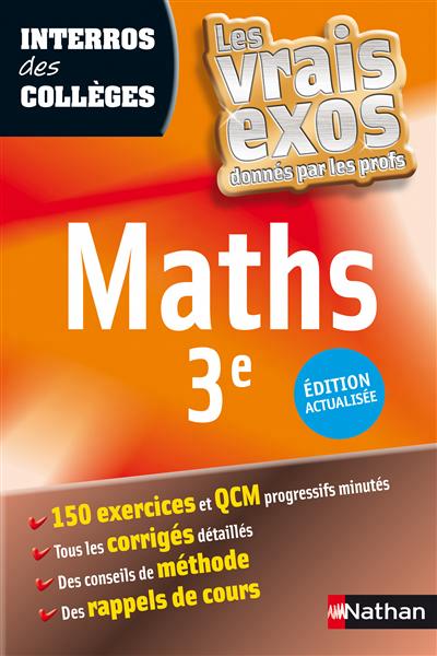 Interros des colleges maths 3e - vol01