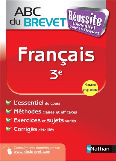 Abc du brevet reussite francais 3e
