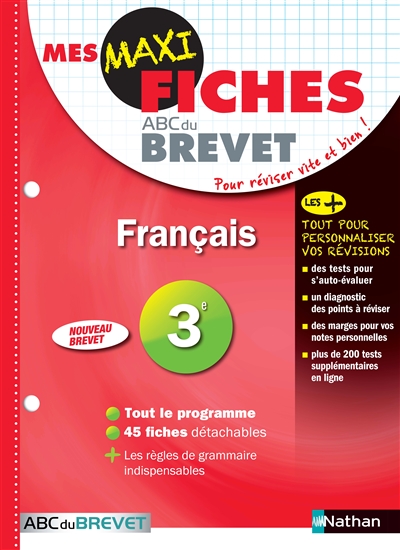 Mes maxi fiches francais 3eme