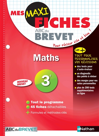 Mes maxi fiches mathematiques 3eme