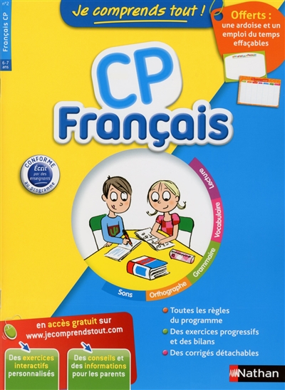 Je comprend tout - monomatiere - francais cp - numero 2