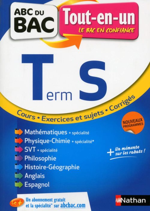 Tout en un terminale s abc du bac