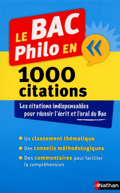 Le bac philo en 1000 citations