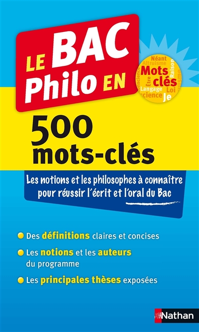 Le bac philo en 500 mots-cles
