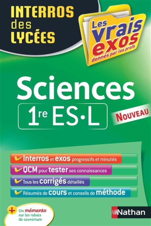Interros des lycees sciences 1re es-l