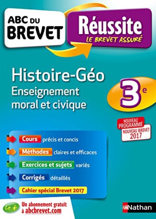 Abc reussite brevet histoire geo education civique 3e
