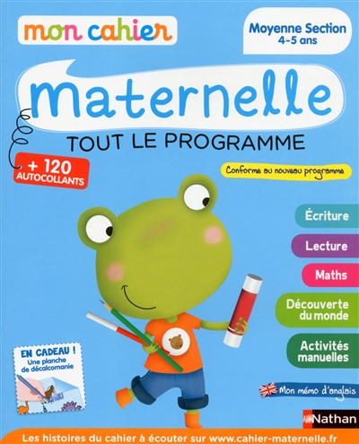 Mon cahier maternelle ms