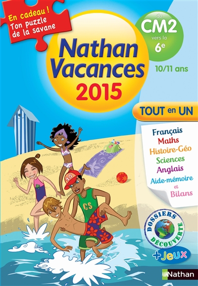 Cahier de vacances 2015 tout en un du cm2 vers la 6eme