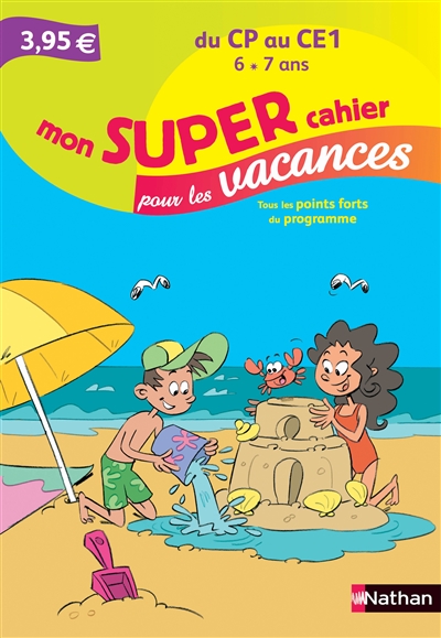 Mon super cahier pour les vacances du cp au ce1