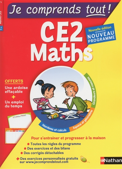 Je comprends tout - monomatiere - mathematiques - ce2
