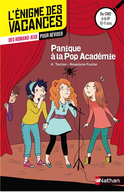 Enigme des vacances : panique a la pop academy cm2/6e