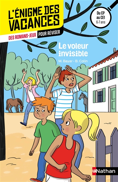 Enigme des vacances : le voleur invisible cp/ce1