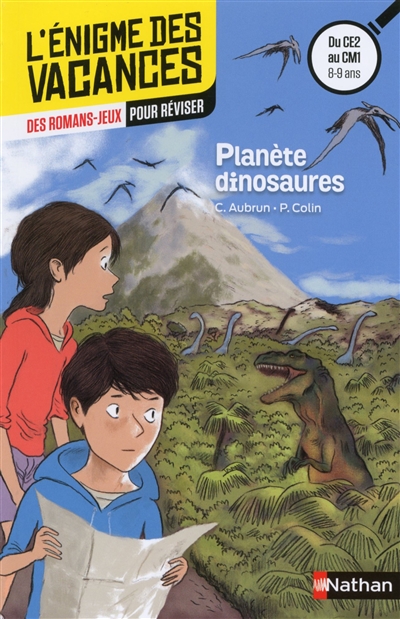 Enigme des vacances : planete dinosaures cm1/cm2