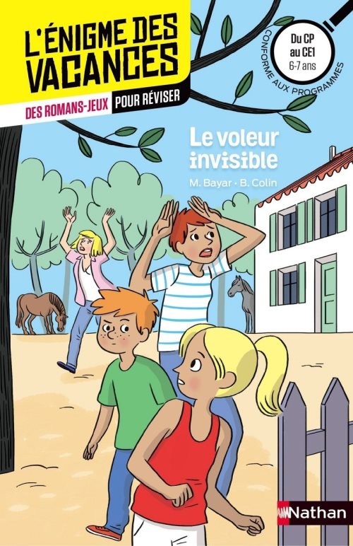 L'enigme des vacances du cp au ce1 - le voleur invisible