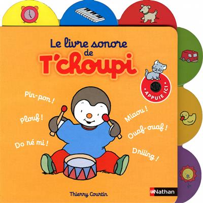 Livre sonore de t'choupi