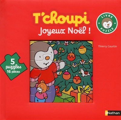 Le livre-puzzle de t'choupi: joyeux noel !, COURTIN THIERRY, Librairie ...