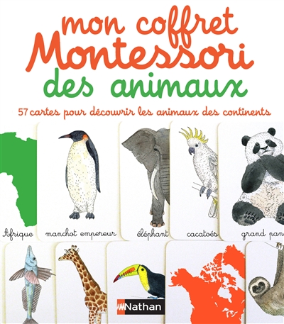 Mon coffret montessori des animaux 2/4 ans