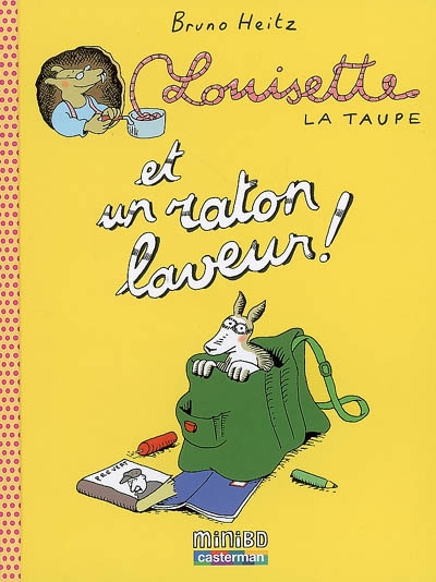 Louisette la taupe - t04 - et un raton laveur !