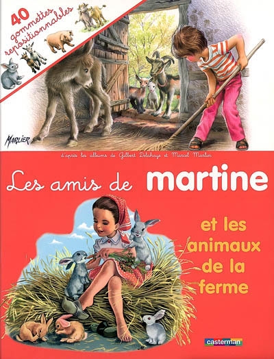 Gomettes martine t.23 animaux ferme