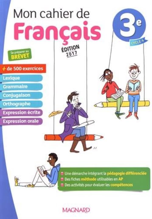 Mon cahier de francais 3e (2017)