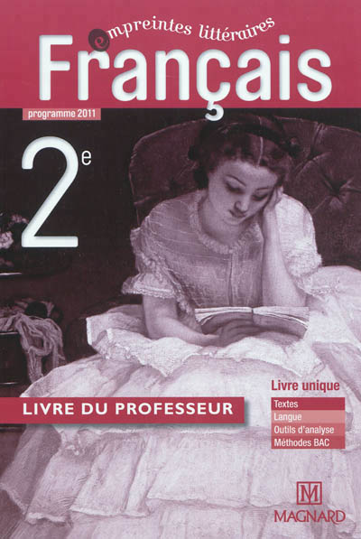 2e francais livre unique du professeur