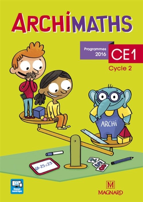 Archimaths CE1, cycle 2 : programmes 2016